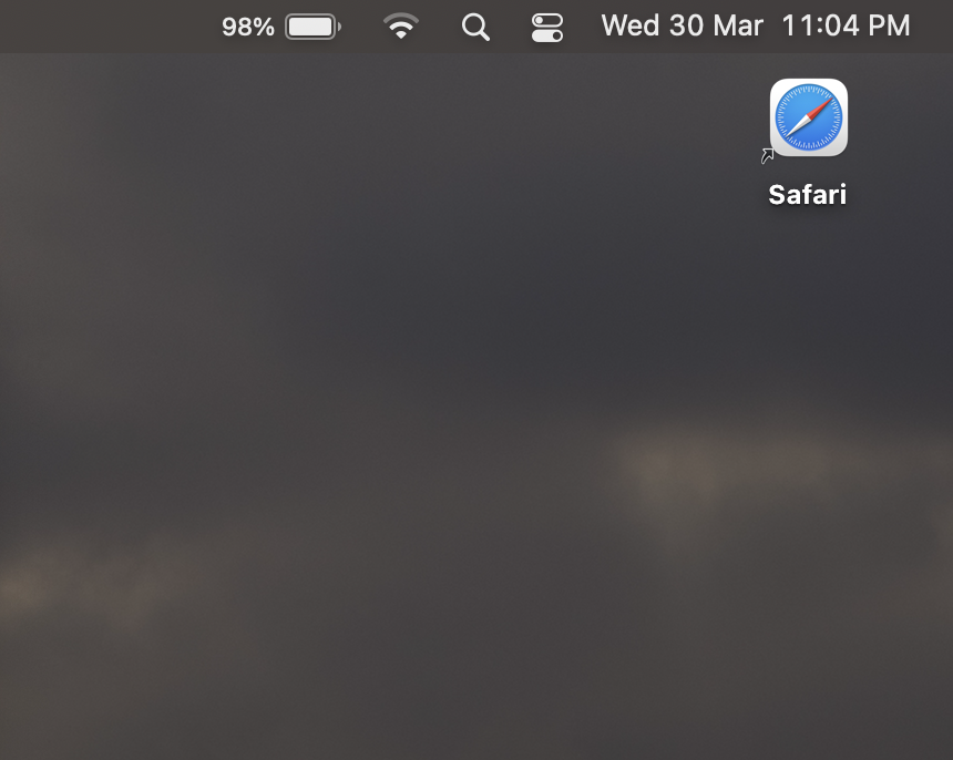 Mac Safari Shortcut on Desktop